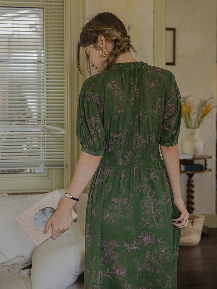 Evelyn's Forest Whispers Summer Dress