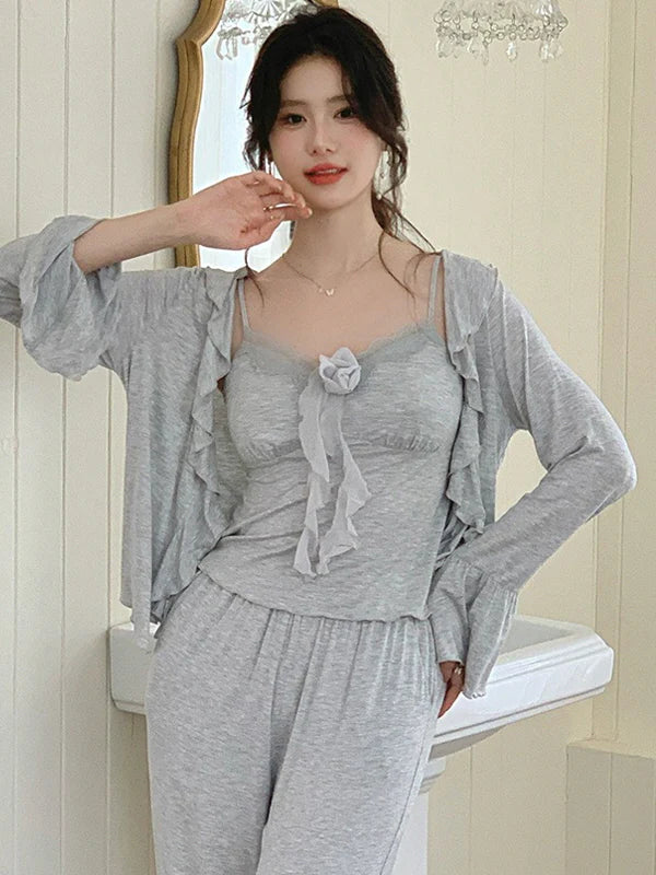 Whimsical Blossom Loungewear Set
