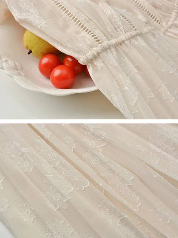 The Creamy Elegance Dress