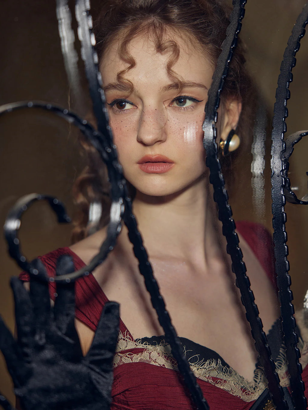 Elegant Vintage Princess Black Party Dress