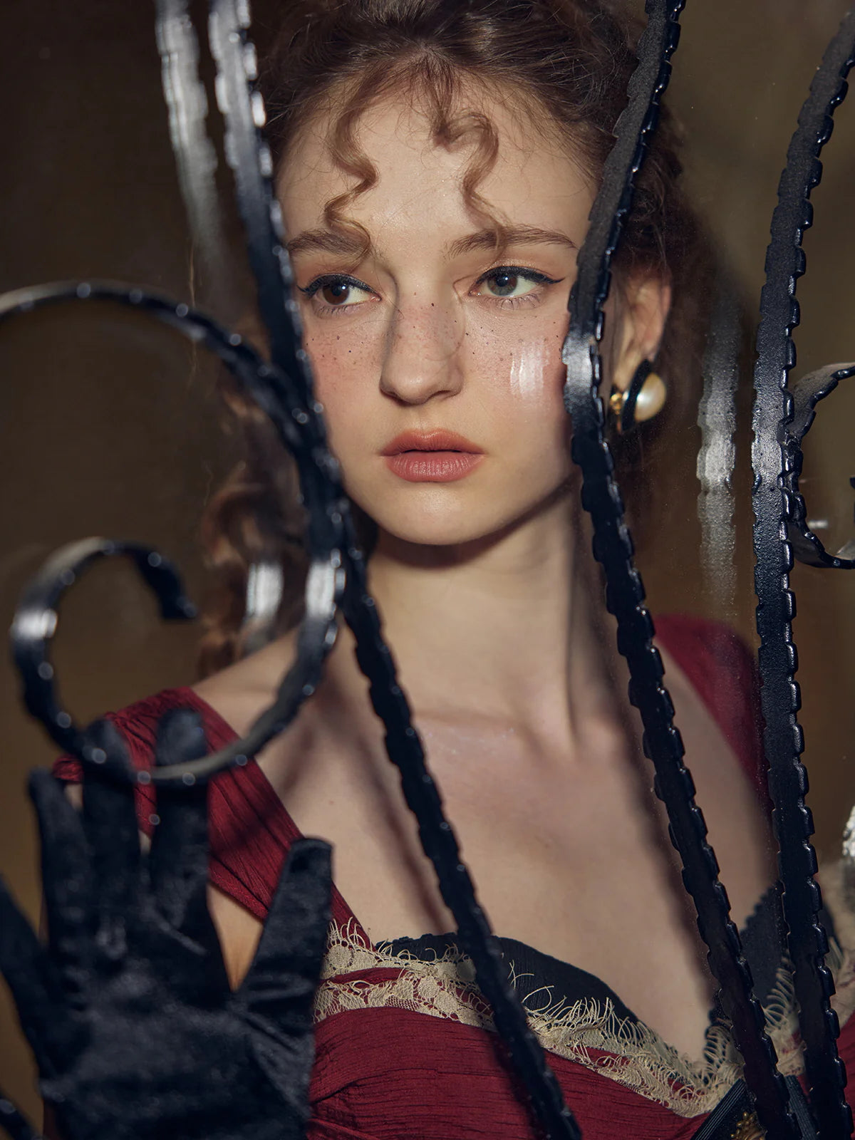 Elegant Vintage Princess Black Party Dress