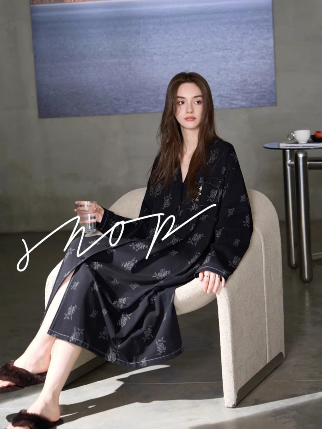 Black Rose Vintage Nightgown