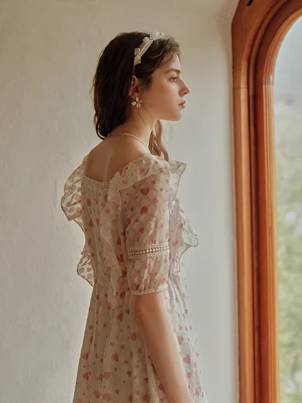 Sweetheart Whispers Chiffon Dress