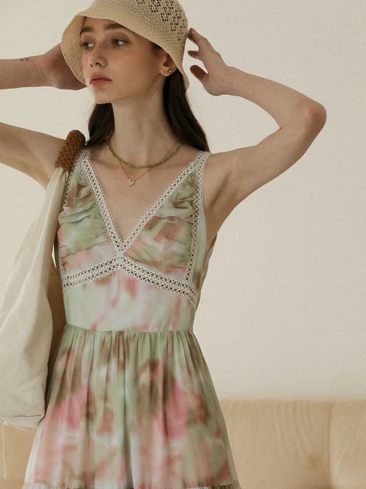 Amelia's Elegant Vacation Dress