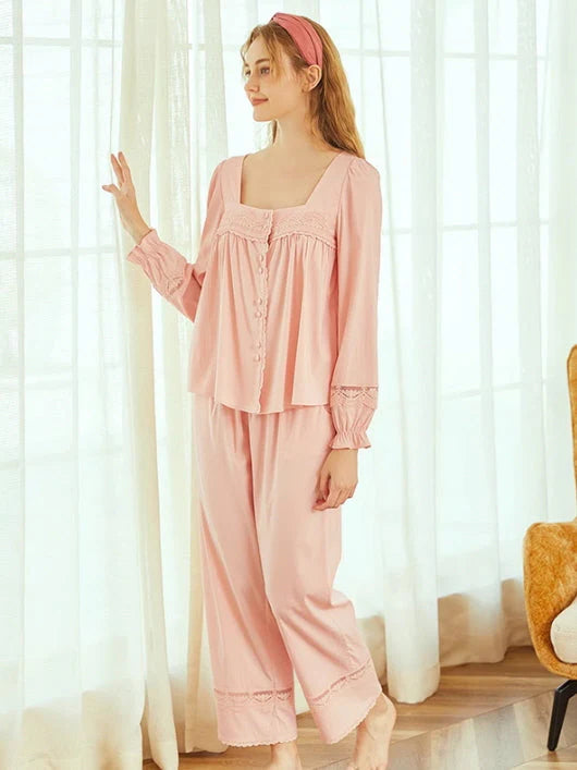 Pink Blush Elegance Loungewear Set