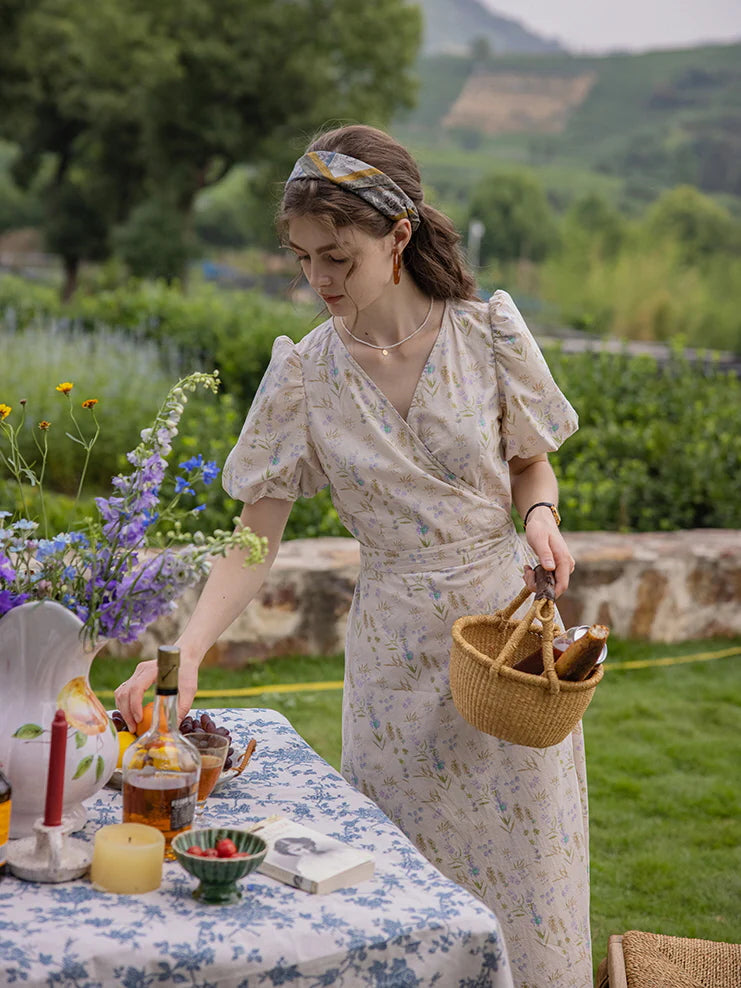 Ava's Ivory Whisper Cottage Summer Dress