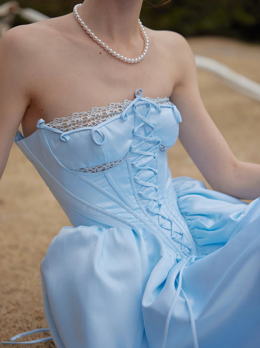 Cinderella Waltz Lace-Up Dress