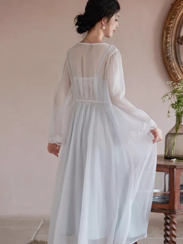 Celestial Dream Slip Dress & Gown Set