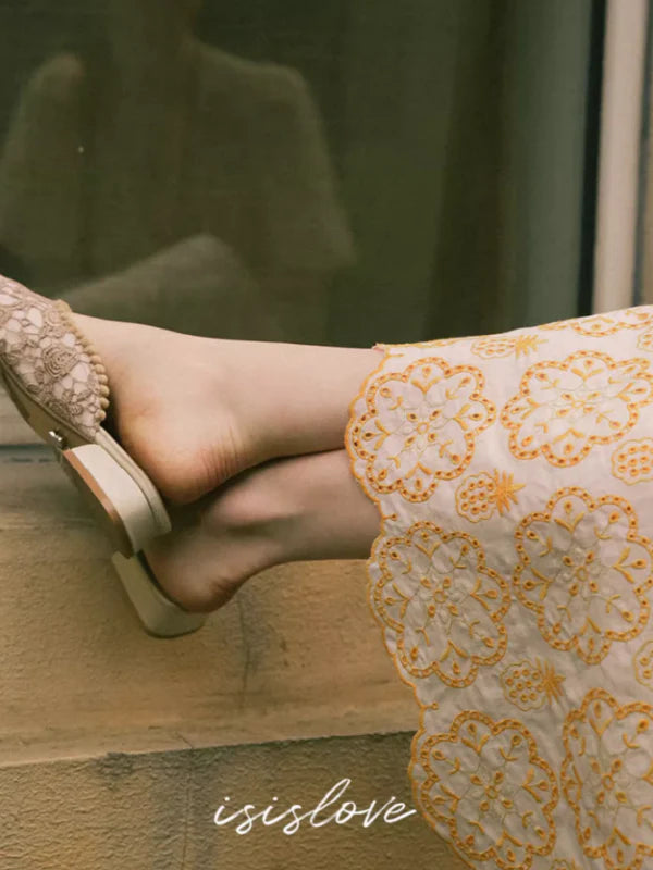 Sunlit Yellow Blossom Dress