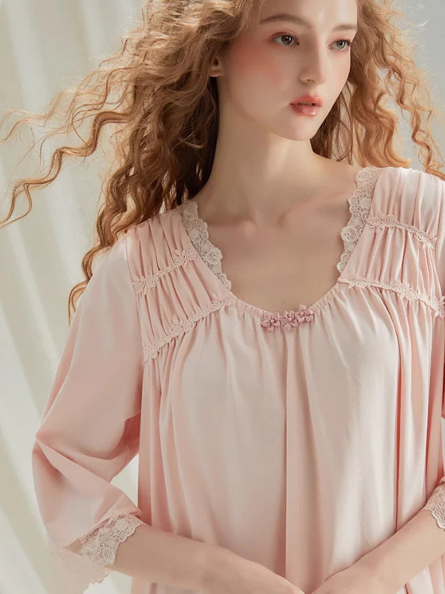 Serenade Lace-Trimmed Nightgown