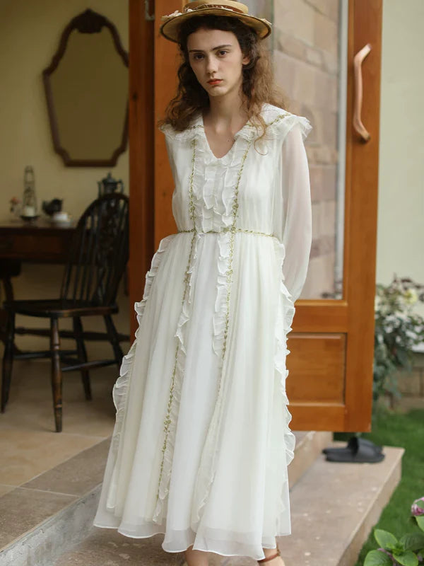 Fairy's Gold Embroidery Dress