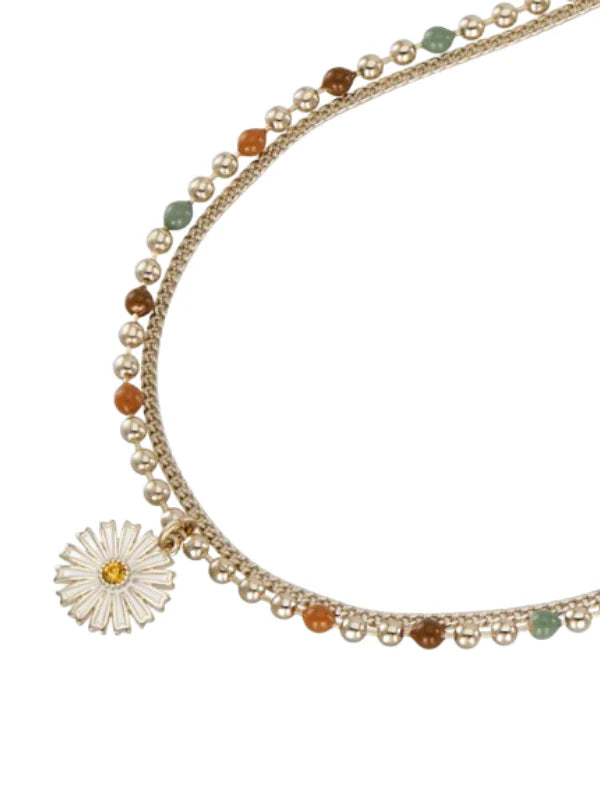 Daisy Blossom Beads Necklace