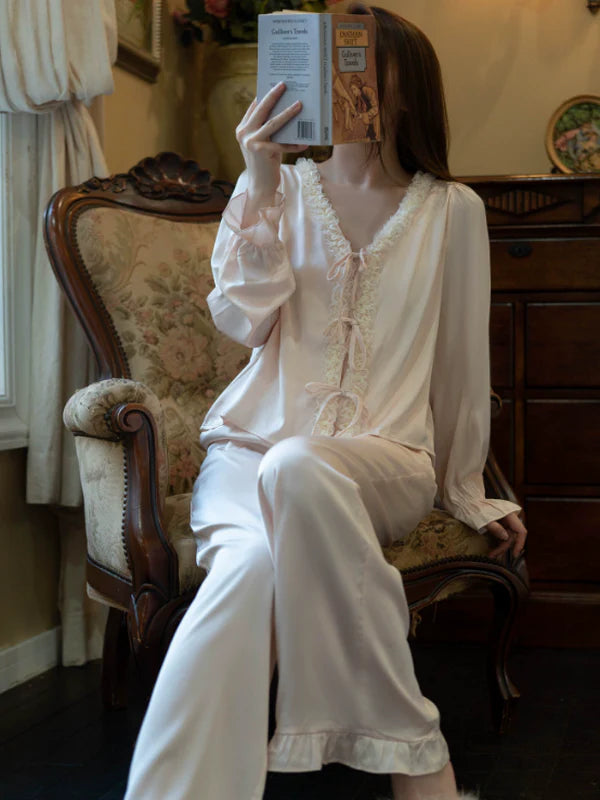 Silky Frill Princess Comfort Pajama