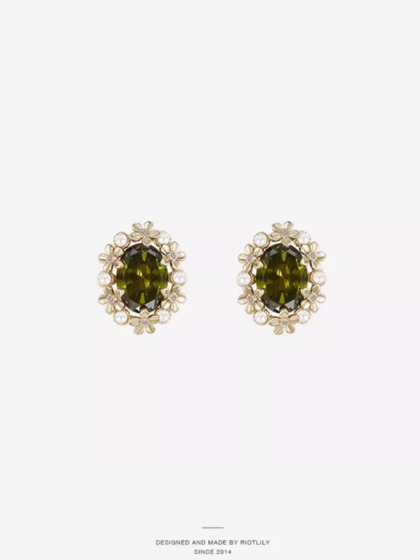 Pearl Flower Serenity Earrings