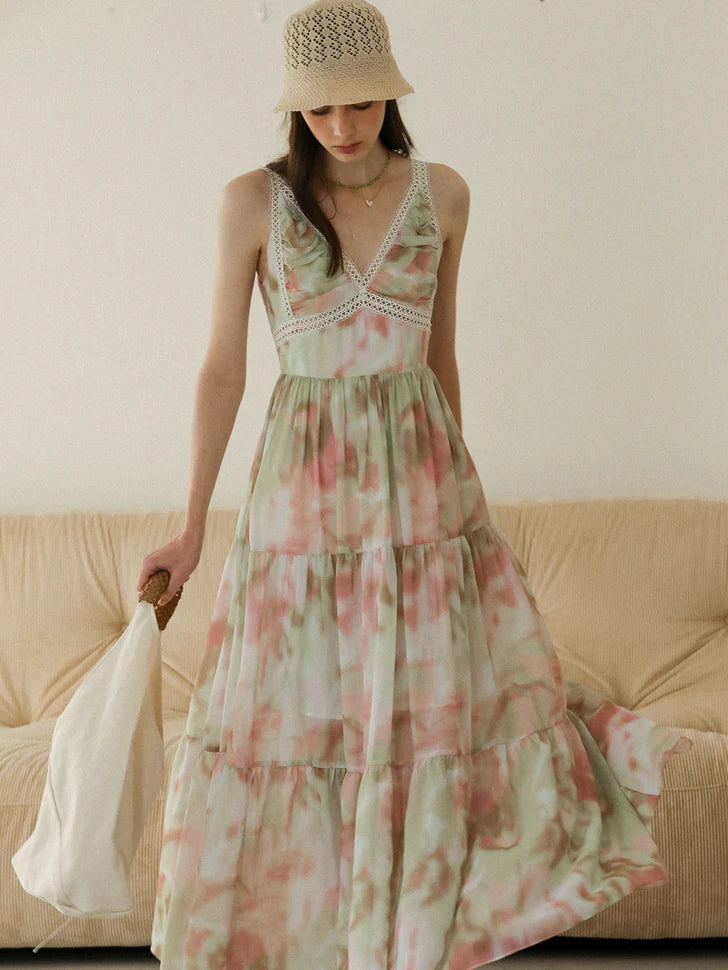 Amelia's Elegant Vacation Dress