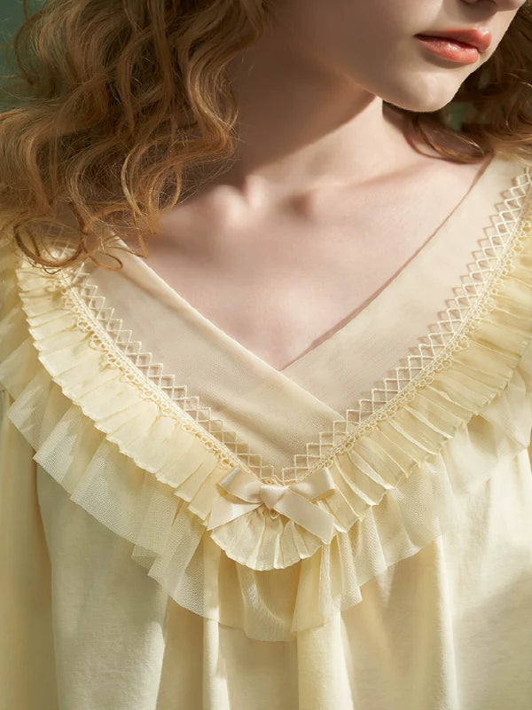 Sunny Lace Frills Pajamas