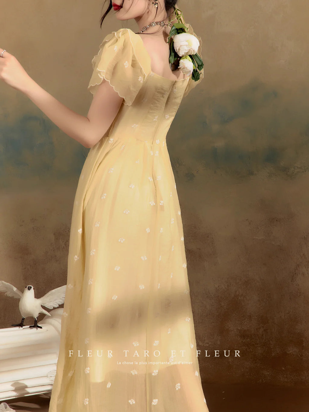 Golden Hour Ruffled Dream Dress