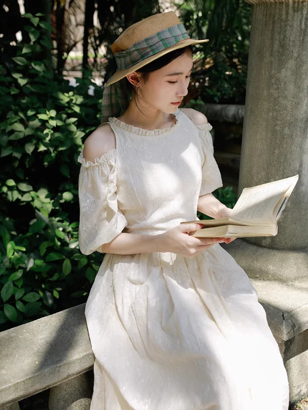 Whispering Garden Embroidered Dress