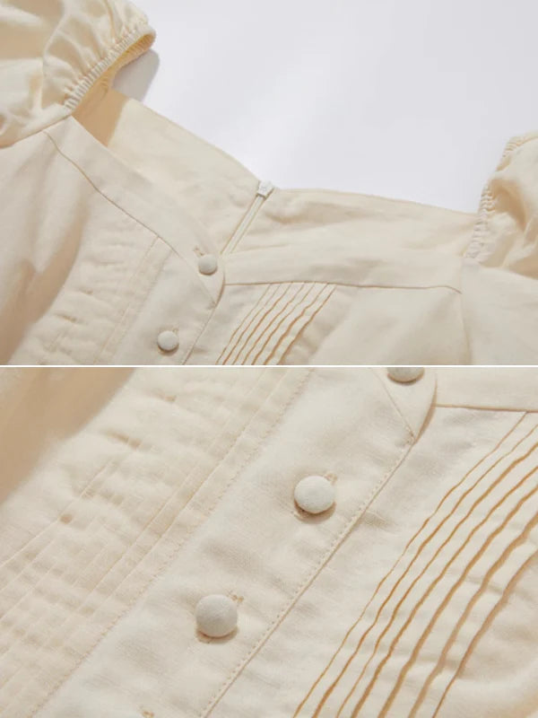 Vintage Elegance Midi Dress