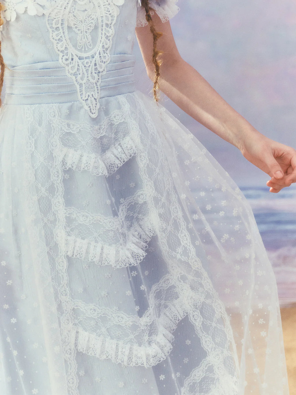 Ethereal Princess Vintage Lace Dream Dress