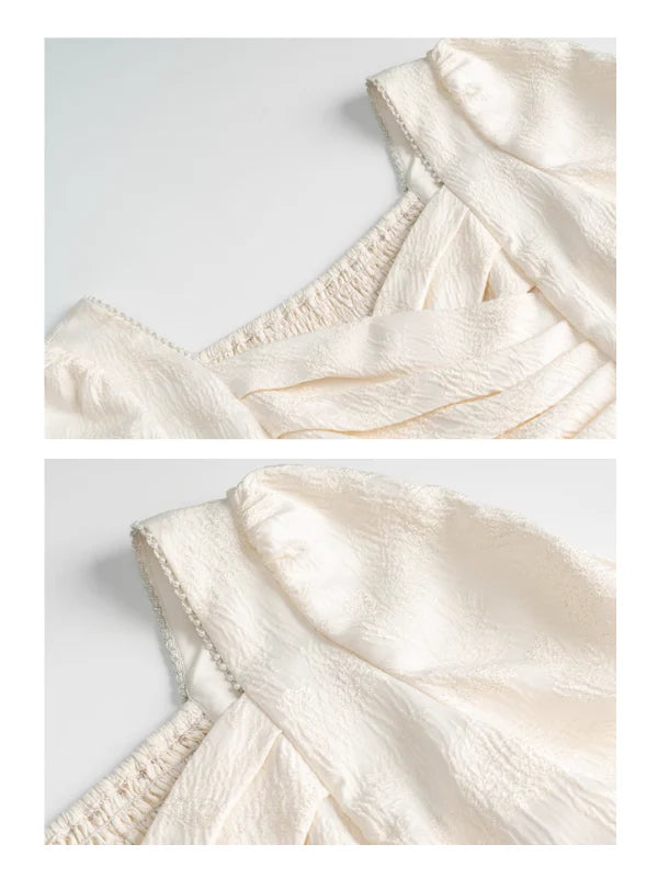 Elegant Pleated Sweetheart Dress