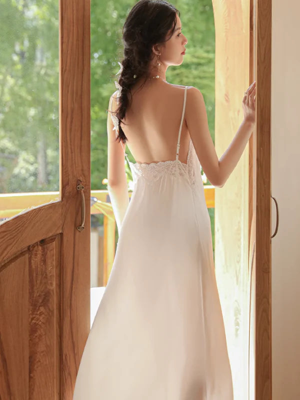 Lillian's Silken Lace Dreamwear Set