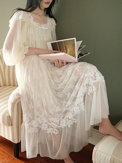 Elizabeth's Royal Lace Nightwear