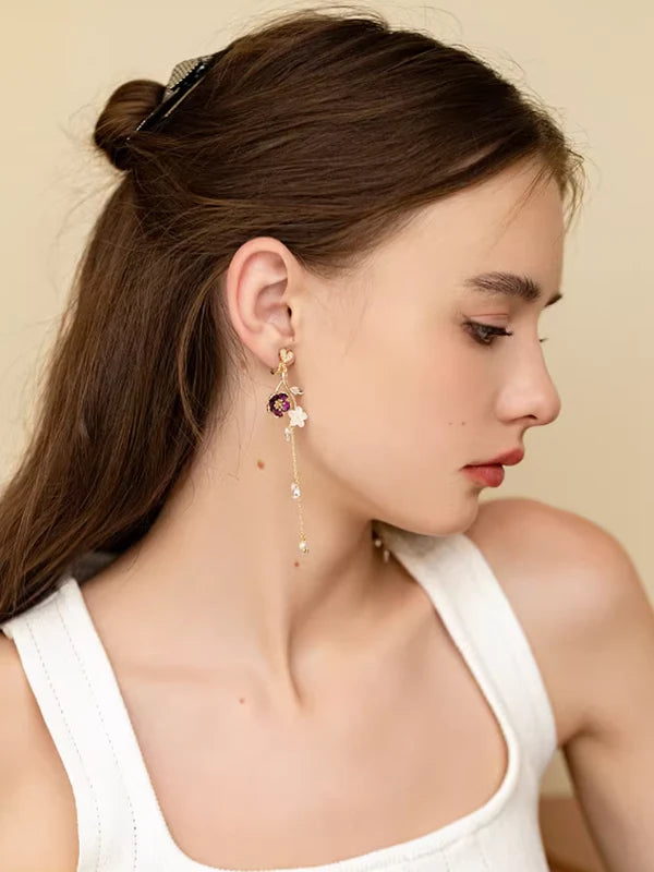 Flower Surgical Earrings