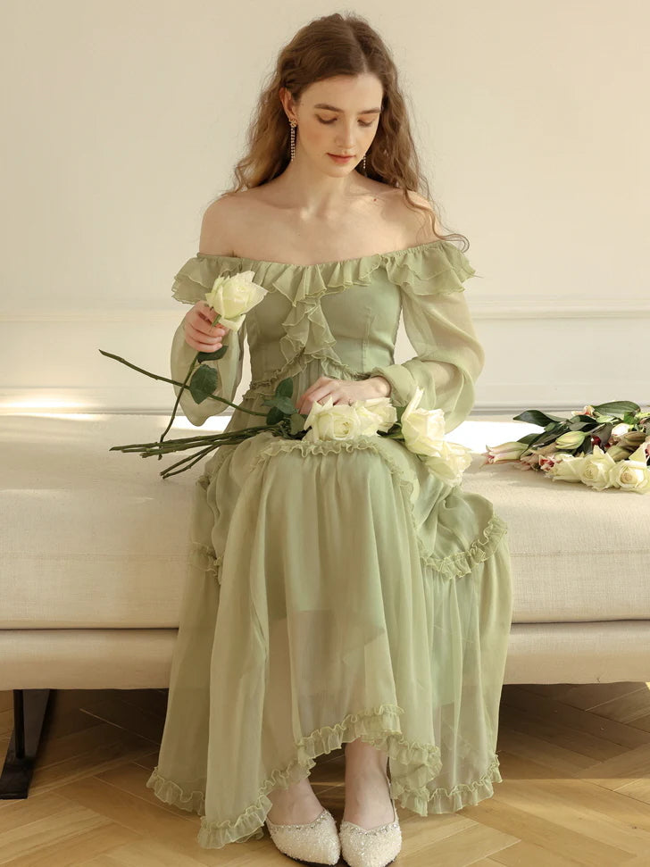 Aurora's Green Fairy Dress