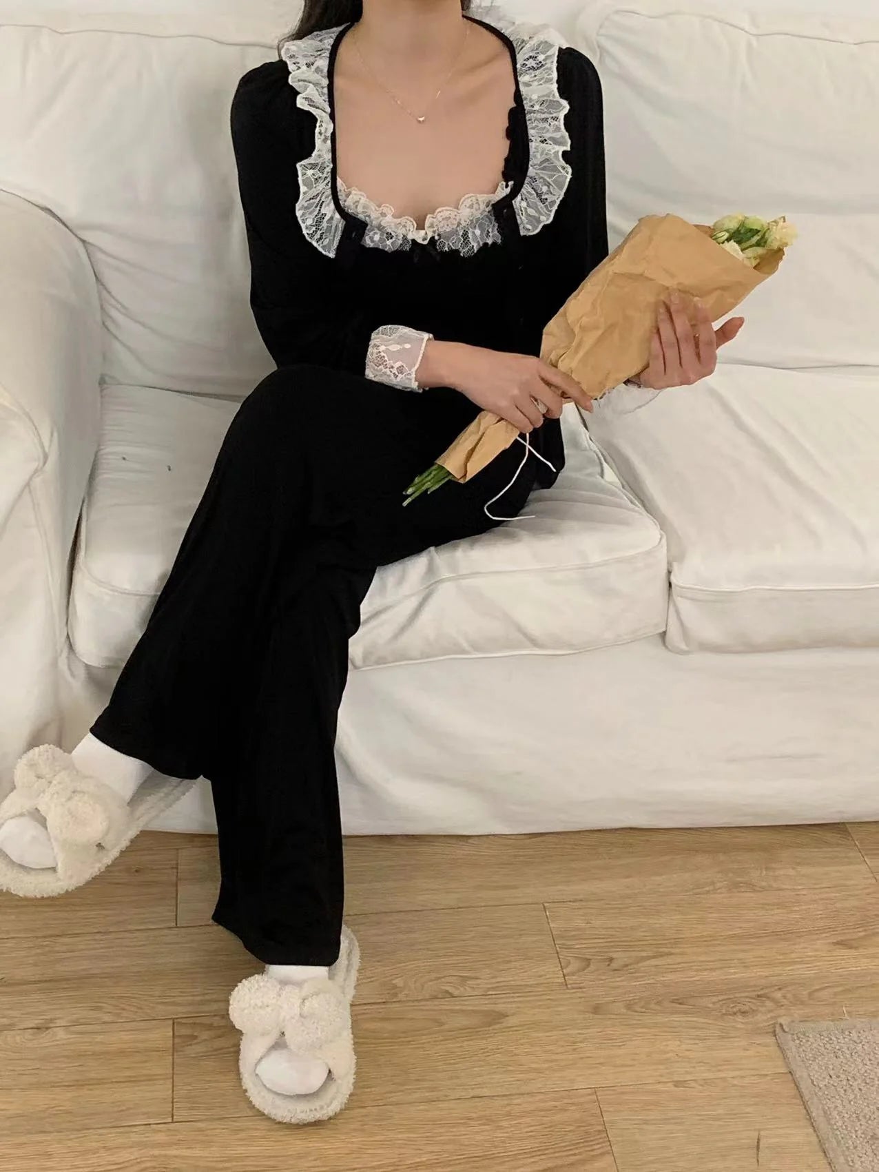 Midnight Grace 3-Piece Loungewear Set