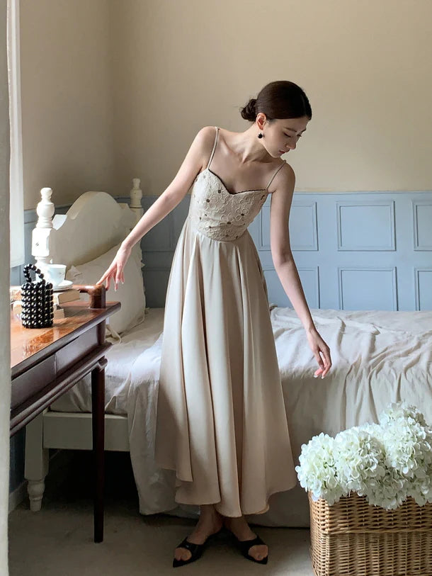 Embroidered Blossom Bodice Dress