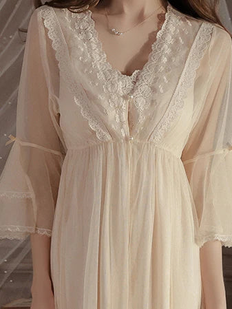 Sophia's Royal Lace Nightdress