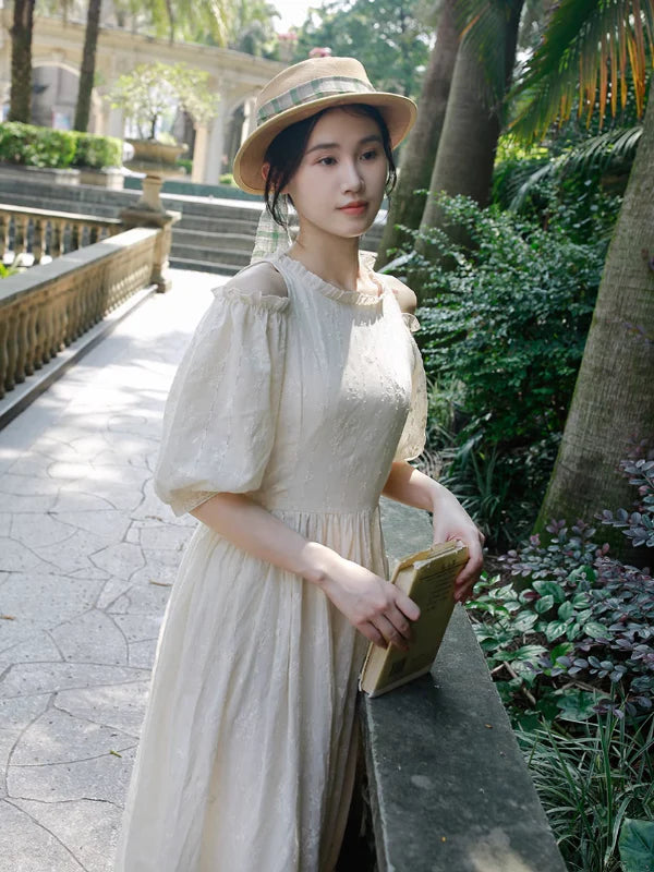 Whispering Garden Embroidered Dress