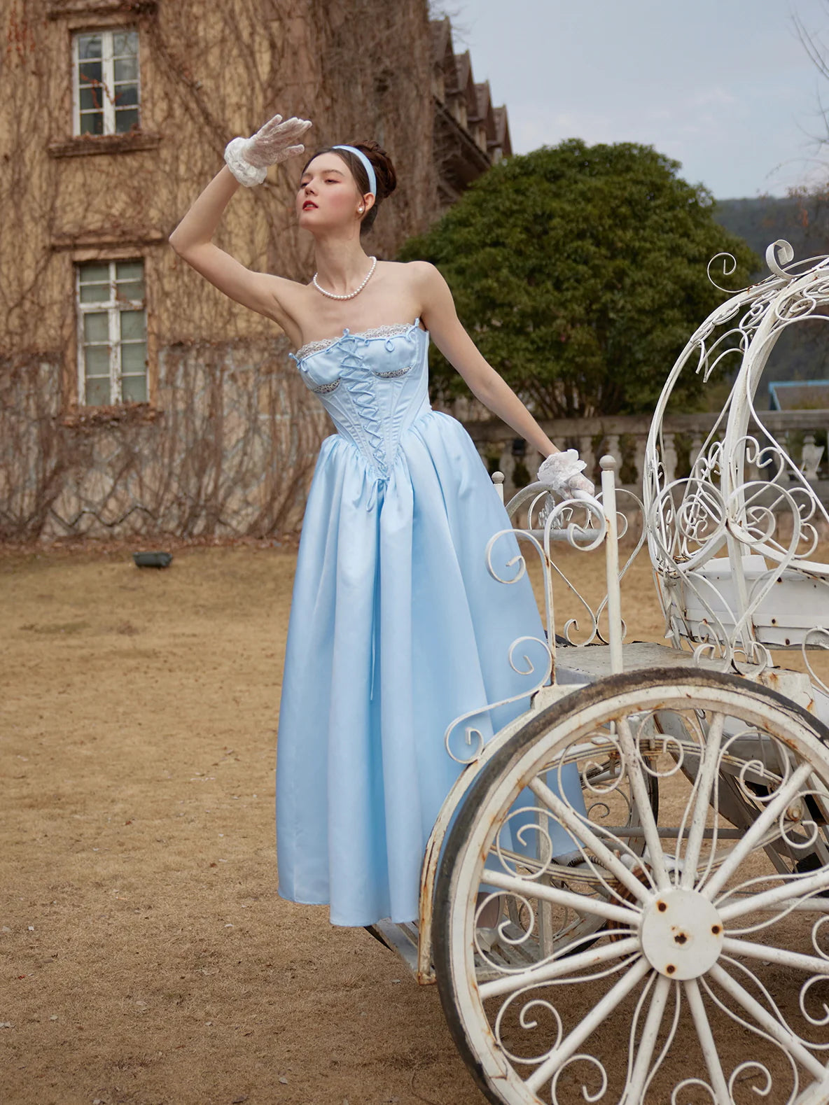 Cinderella Waltz Lace-Up Dress