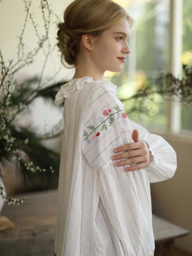 Striped Meadow Bloom Blouse