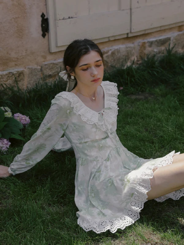 Silent Song of White Chamomile Dress