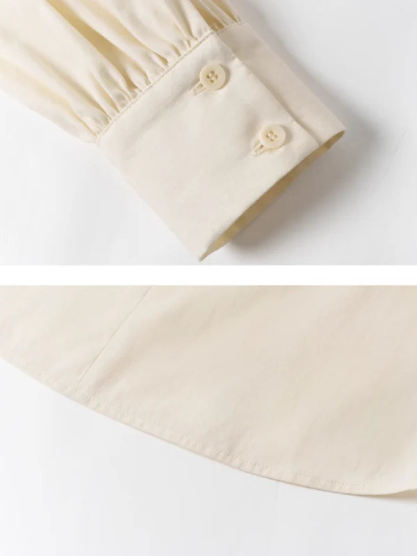 Lace Ribbon Victorian Blouse