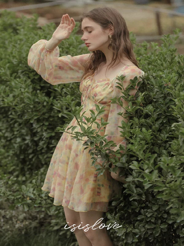 Sun-kissed Butterfly Waltz Dress