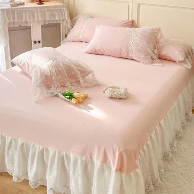 Princess Soft Cotton Ruffle Bed Set
