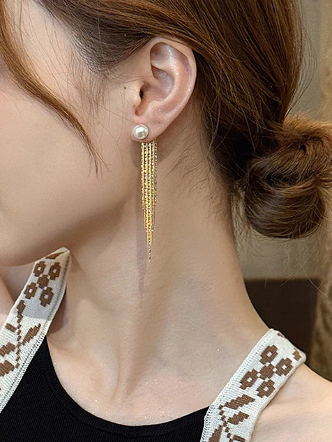 Elegant Pearl Princess Earrings