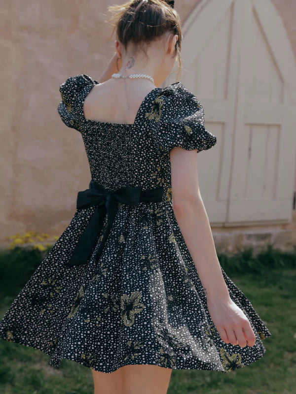 Golden Twilight Symphony Dress