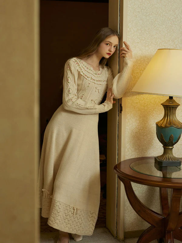 Fairytales in Bloom Knit Dress