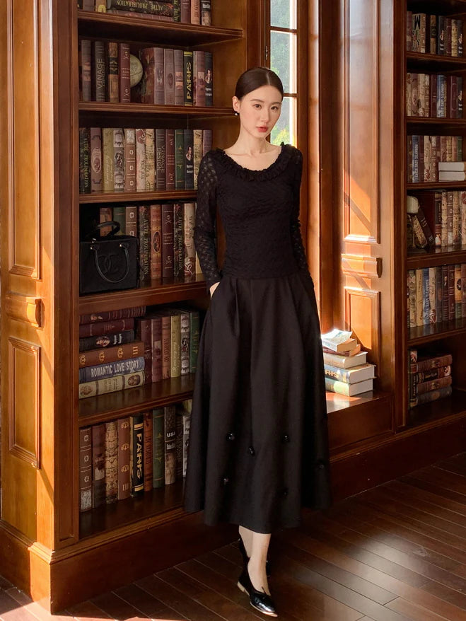 Romantic Ruffle Lace Blouse