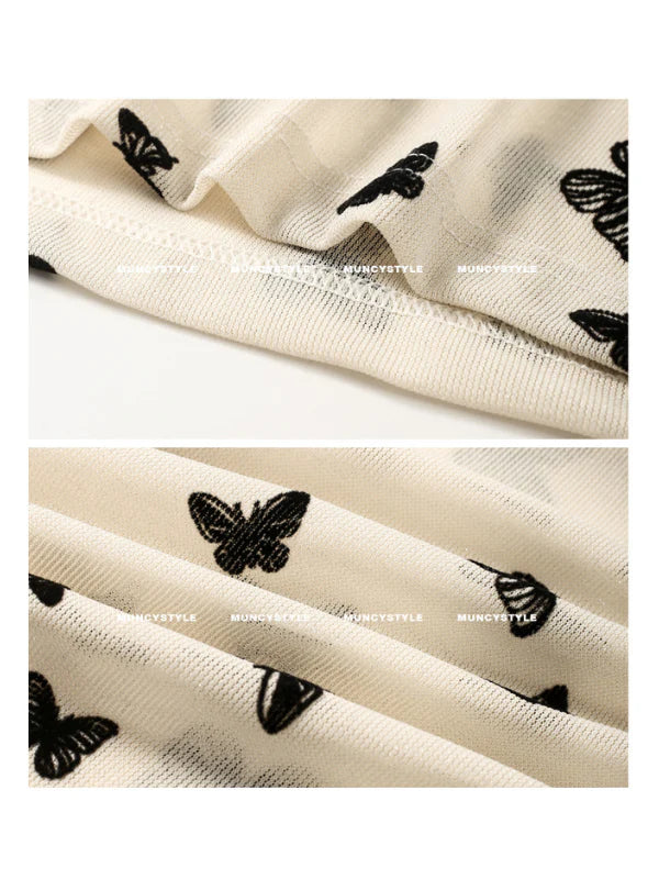 Butterfly Dream Nightgown with Slip Set