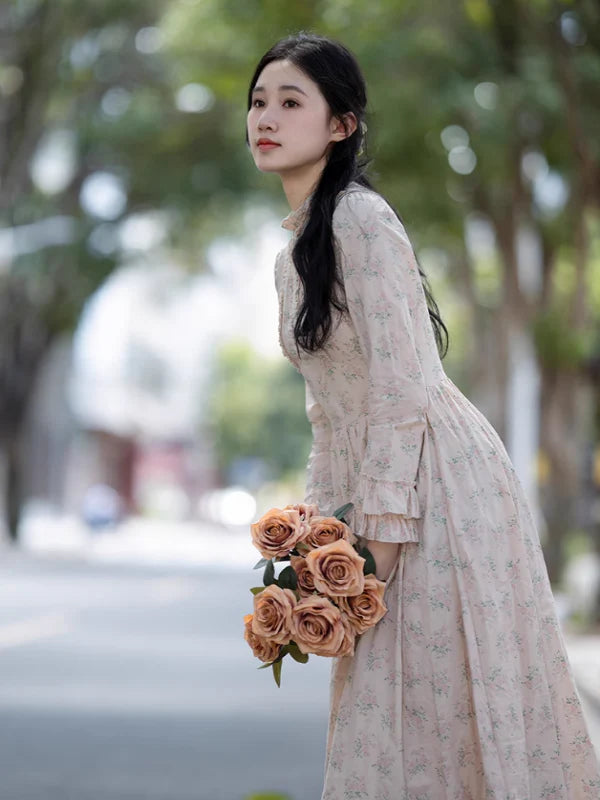 Springtime Serenade Floral Dress