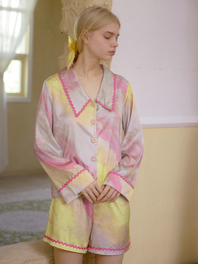 Sunset Dreams Silk Pajama