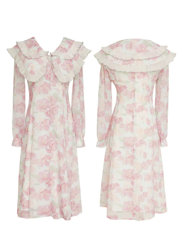 Whispering Petals of the Elegant Spring Dress