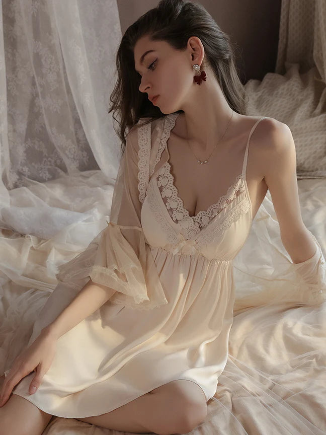 Sophia's Royal Lace Nightdress