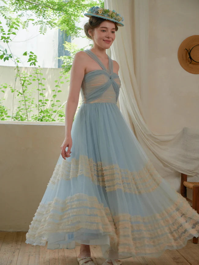 Bluebell Ruffle Garden Dress