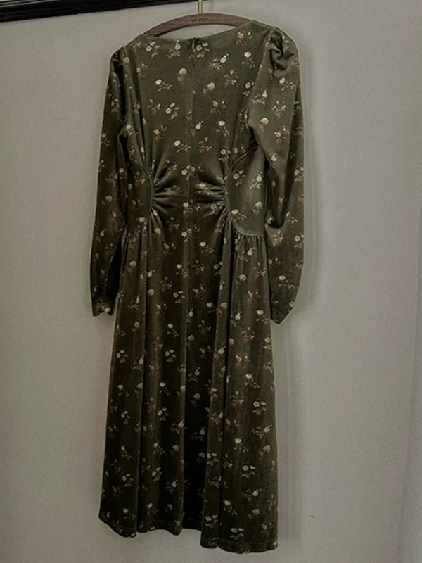 Deep Forest Elegance Dress